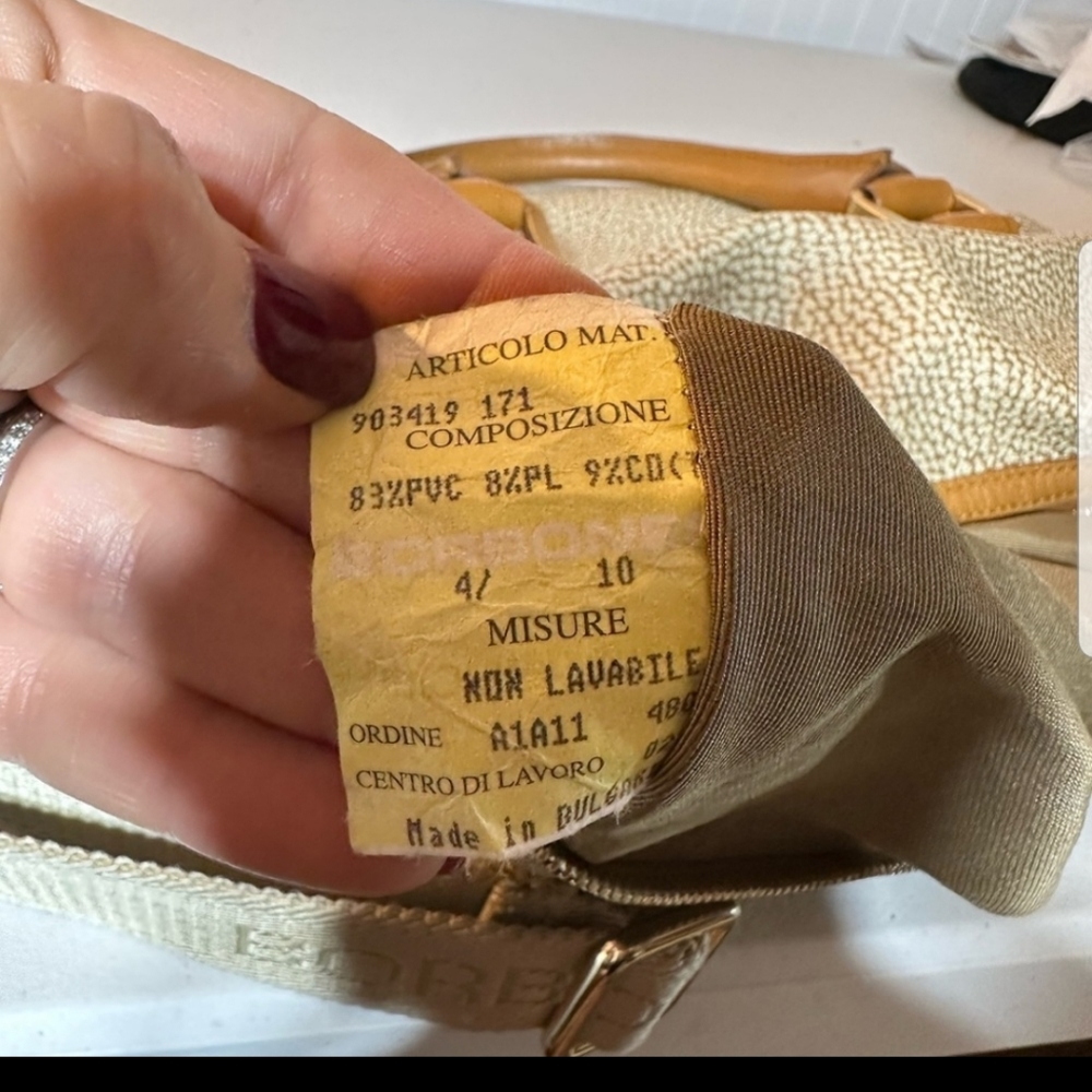 Borbonese Handbag Strap Is Removable. Excellent C… - image 6